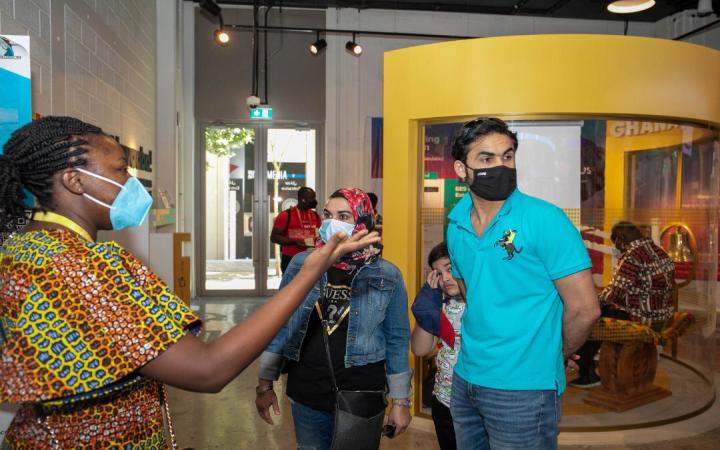 Publicity of Accra World Book Capital, 2023 at Expo 2020 Dubai