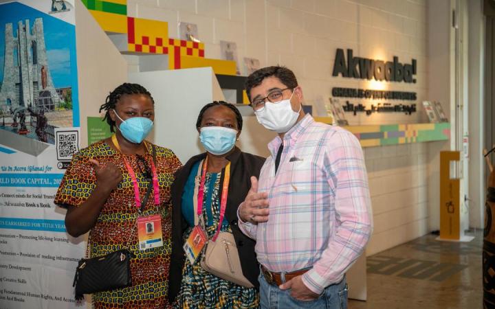 Publicity of Accra World Book Capital, 2023 at Expo 2020 Dubai